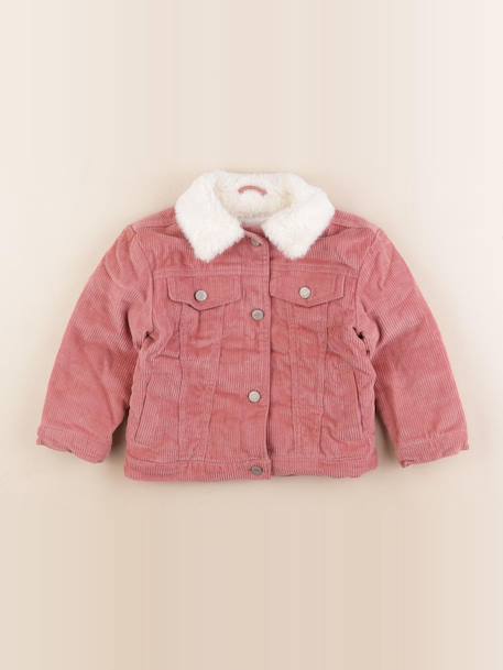 Veste doublé - 4 ans Rose 1 - vertbaudet enfant 