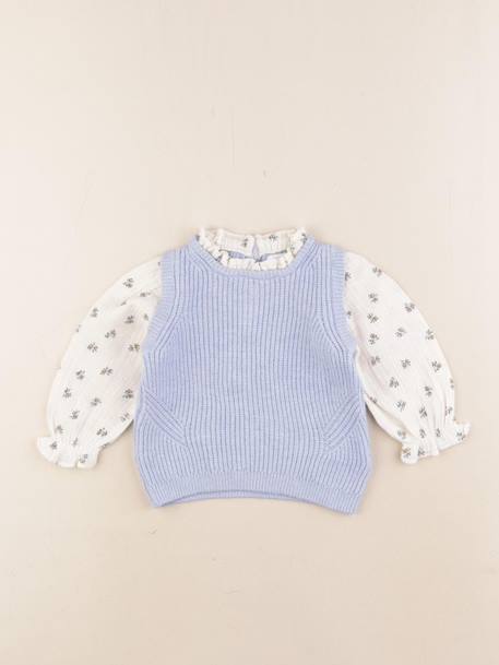 Pull - 9 mois Bleu 1 - vertbaudet enfant 