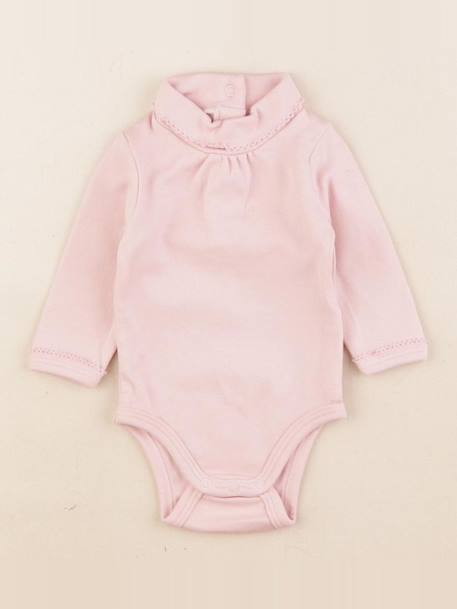 Body tee-shirt - 1 mois Rose 1 - vertbaudet enfant 