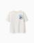 T-shirt en coton avec imprimés stitch Blanc 1 - vertbaudet enfant 