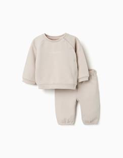 -Ensemble sweat et pantalon en coton peigné
