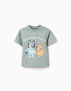 T-shirt en coton avec imprimé bluey et bingo  - vertbaudet enfant