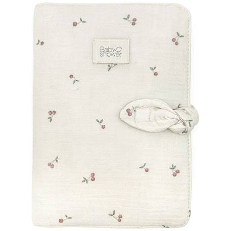 Protège carnet de santé cherries Blanc, rouge, vert 1 - vertbaudet enfant 