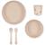 Coffret repas cherry (4 pièces) Rose, rouge, vert 1 - vertbaudet enfant 