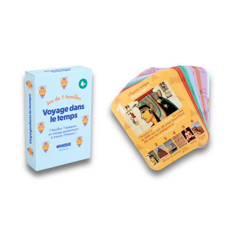 Jeu de 7 familles, voyage dans le temps BLEU 1 - vertbaudet enfant 