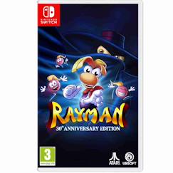 Jouet-Jeux vidéos et jeux d'arcade-Jeu Rayman 30th anniversary edition Nintendo  switch