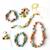Coffret perles en bois arc en ciel Rose 6 - vertbaudet enfant 