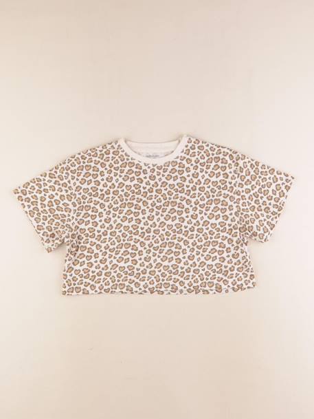 Tee-shirt - 8 ans Marron 1 - vertbaudet enfant 