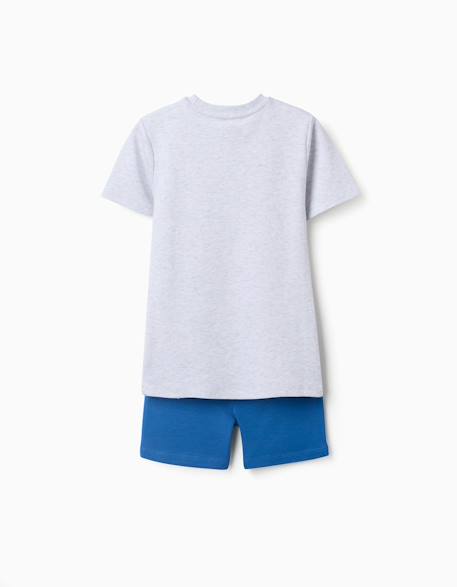 Pyjama court avec imprimé spider-man qui brille dans le noir Gris clair 2 - vertbaudet enfant 
