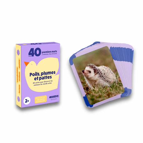 Mes 40 premiers mots: animaux VIOLET 1 - vertbaudet enfant 