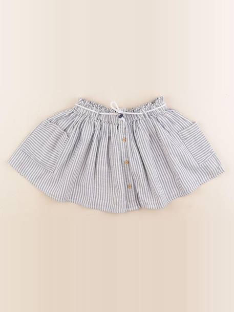 Jupe - 5 ans Blanc, bleu 1 - vertbaudet enfant 