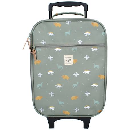Valise enfant à roulettes Rose+Vert 7 - vertbaudet enfant 