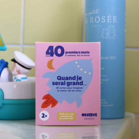 Mes 40 premiers mots: métiers ROSE 5 - vertbaudet enfant 