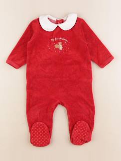 Seconde main-Fille-Pyjama, surpyjama, dors-bien-Pyjama velours - 9 mois