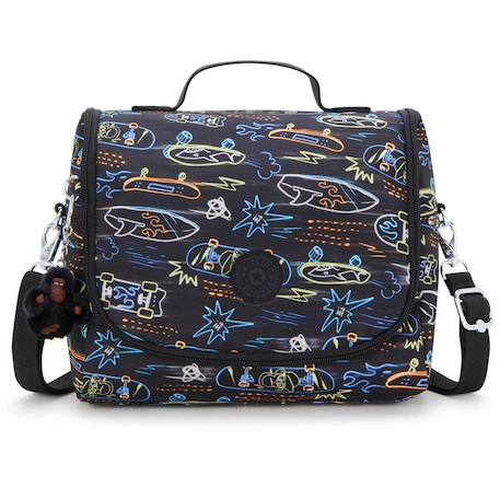 Sac déjeuner kipling new kichirou 23 cm - sac gouter isotherme ( cool c) Bleu+Bleu Marine+Bleu Skateboard+Bleu Turquoise+Coquillage+Fleur+Gris+Multicolore+Noir+Noir / Bleu+Rose+Rose Saumon 9 - vertbaudet enfant 