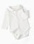Body à manches longues + salopette à rayures Blanc 3 - vertbaudet enfant 