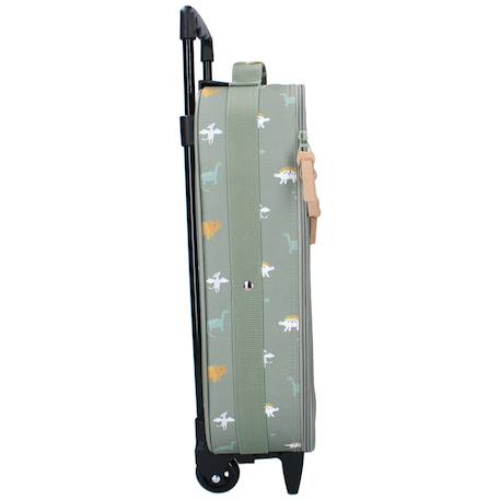 Valise enfant à roulettes Rose+Vert 10 - vertbaudet enfant 