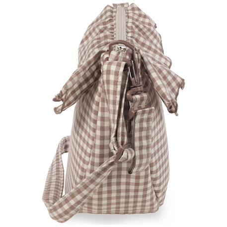 Sac bandoulière gondole praliné vichy matcha Marron+Vert 4 - vertbaudet enfant 