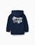 Sweat zippé en coton avec capuche et imprimés avengers Bleu foncé 2 - vertbaudet enfant 