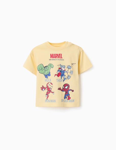Bébé-T-shirt garçon manches courtes Marvel Heroes