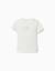 T-shirt garçon manches courtes vacation Beige clair 1 - vertbaudet enfant 