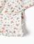 Sweat zippé en molleton à capuche avec motif floral Beige clair 4 - vertbaudet enfant 