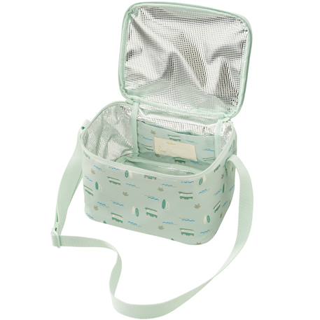 Sac isotherme Blanc+Bleu+Vert 14 - vertbaudet enfant 