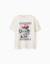 T-shirt en coton avec imprimé avengers Blanc 1 - vertbaudet enfant 