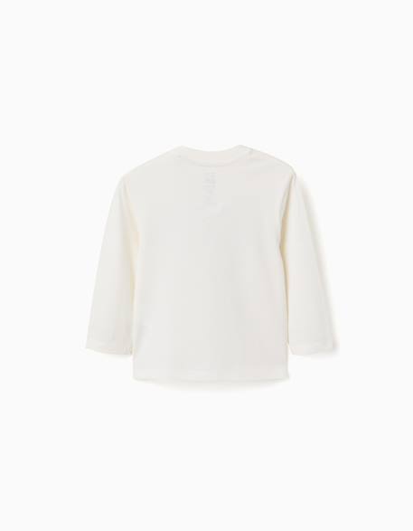 T-shirt en coton à manches longues avec imprimé toy story Blanc 2 - vertbaudet enfant 