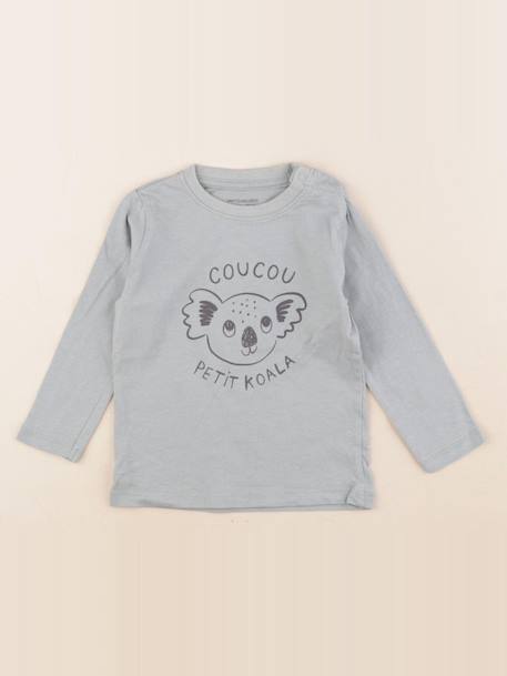 Tee-shirt - 12 mois Vert 1 - vertbaudet enfant 