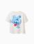 T-shirt en coton avec imprimés stitch Blanc 2 - vertbaudet enfant 