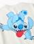 T-shirt en coton avec imprimés stitch Blanc 4 - vertbaudet enfant 