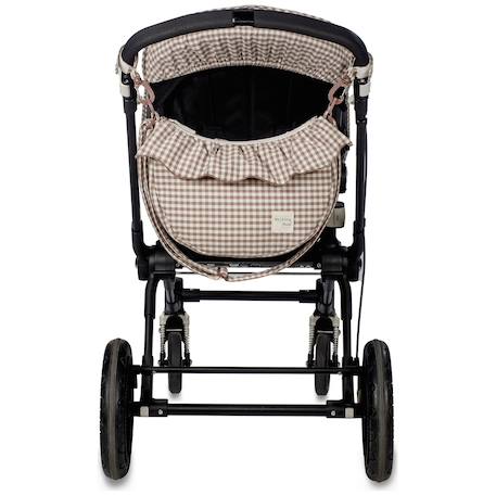 Sac bandoulière gondole praliné vichy matcha Marron+Vert 3 - vertbaudet enfant 