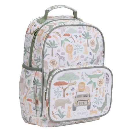 Grand sac à dos safari friends Blanc 3 - vertbaudet enfant 