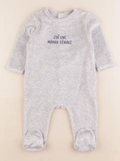 Seconde main-Garçon-Pyjama, surpyjama, dors-bien-Pyjama velours - 6 mois