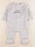 Pyjama velours - 6 mois Gris 1 - vertbaudet enfant 
