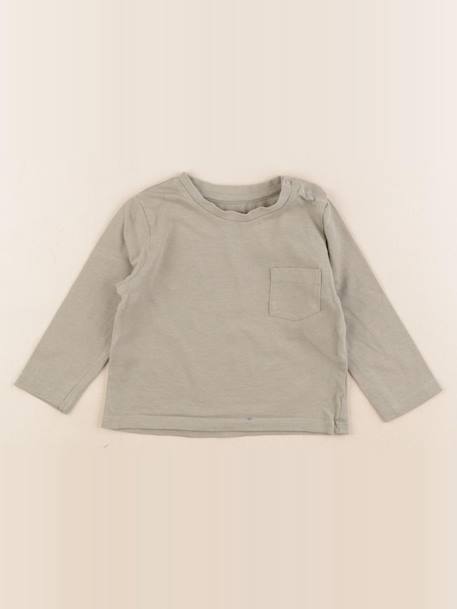 Tee-shirt - 12 mois Vert 1 - vertbaudet enfant 