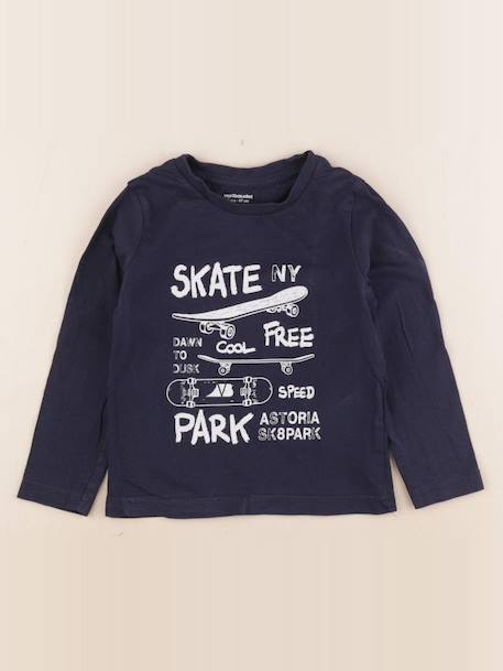 Tee-shirt - 3 ans Bleu 1 - vertbaudet enfant 