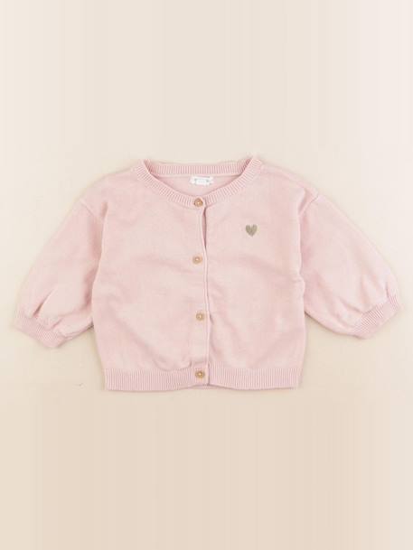 Gilet - 9 mois Rose 1 - vertbaudet enfant 