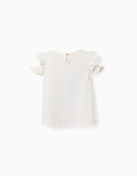 T-shirt en coton avec imprimé stitch & scrump Beige clair 2 - vertbaudet enfant 