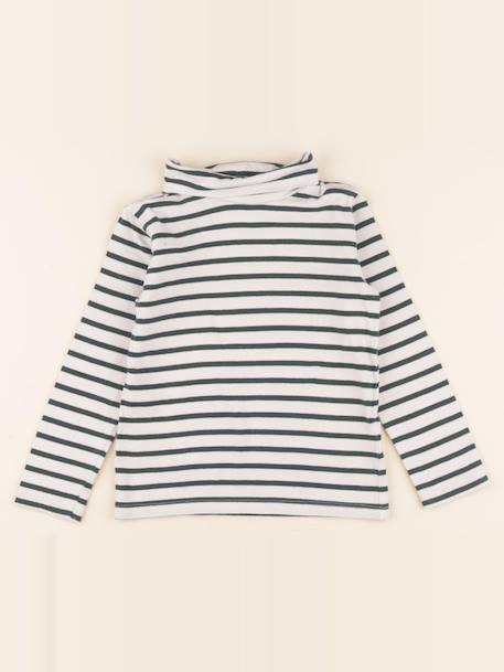 Sous-pull - 4 ans Blanc, vert 1 - vertbaudet enfant 