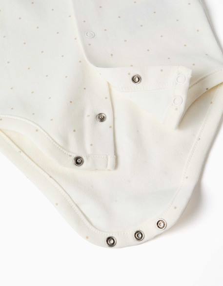 Ensemble body et combinaison en coton Gris clair 4 - vertbaudet enfant 