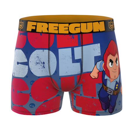 Lot de 3 boxers junior brawl stars Orange/violet/rouge/bleu 2 - vertbaudet enfant 
