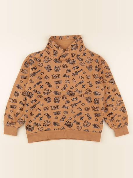 Sweat - 10 ans Marron 1 - vertbaudet enfant 