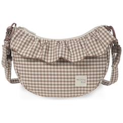 Puériculture-Sac à langer-Sac 24h-Sac bandoulière gondole praliné vichy matcha