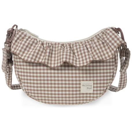 Sac bandoulière gondole praliné vichy matcha Marron+Vert 1 - vertbaudet enfant 