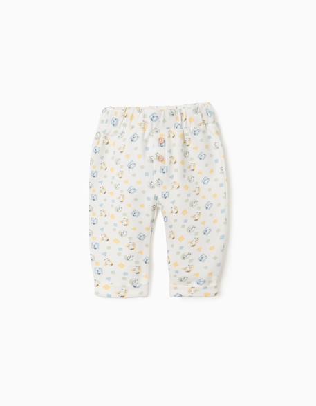 Bébé-Pantalon en coton peigné avec motif coloré