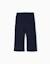 Legging évasé en ponte de roma Bleu foncé 2 - vertbaudet enfant 