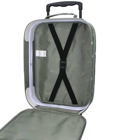 Valise enfant à roulettes Rose+Vert 9 - vertbaudet enfant 