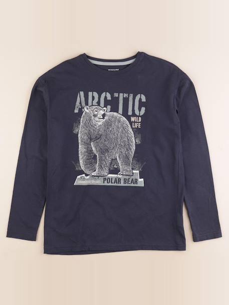 Tee-shirt - 12 ans Bleu 1 - vertbaudet enfant 